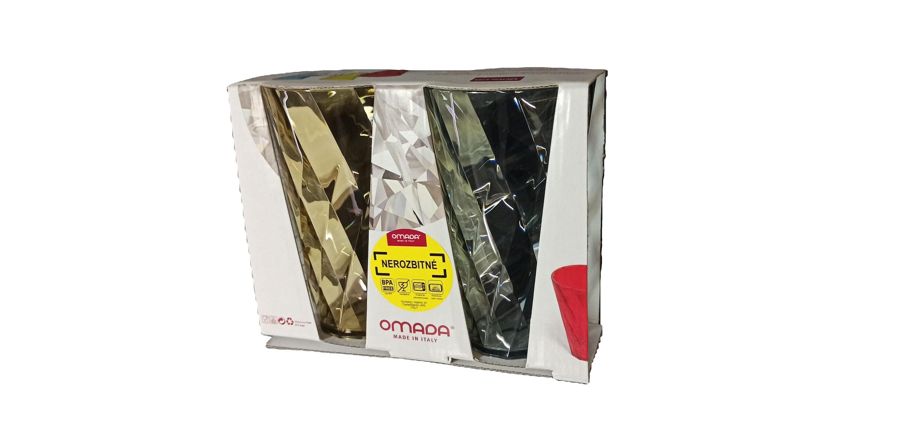Set 2 skleniček Omada Tritan Water glass 0,55L 2/4