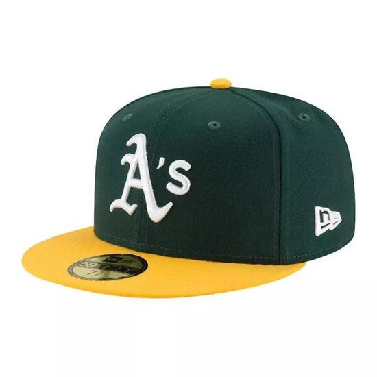 Casquette MLB Oakland Athletics New Era authentic performance 59fifty vert