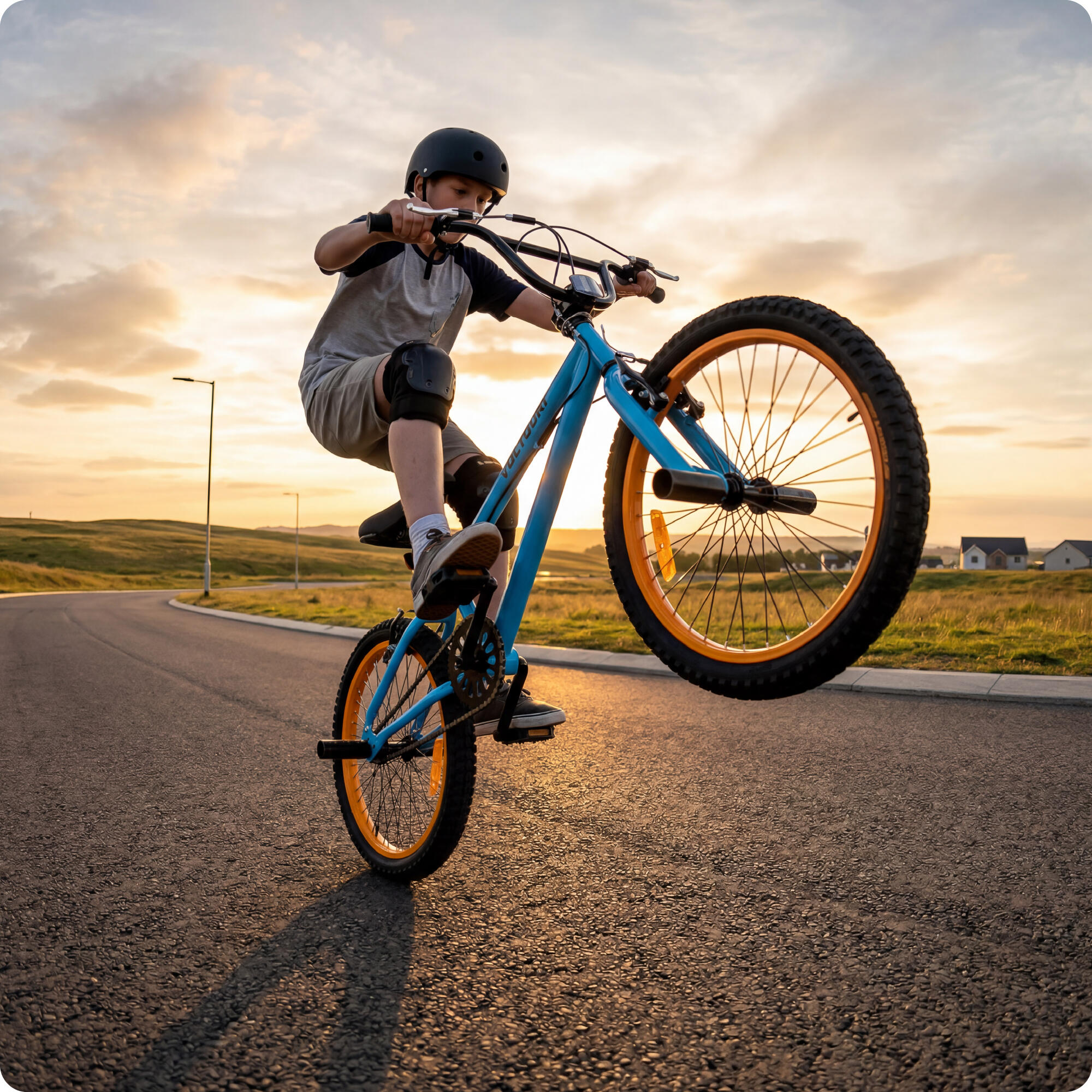 VOLTOURI BK17 20” freestyle BMX-fiets met 360° rotor en pegs 7/7