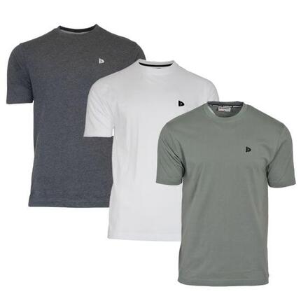 Lot de 3 t-shirts homme Vince, col rond, 100 % coton