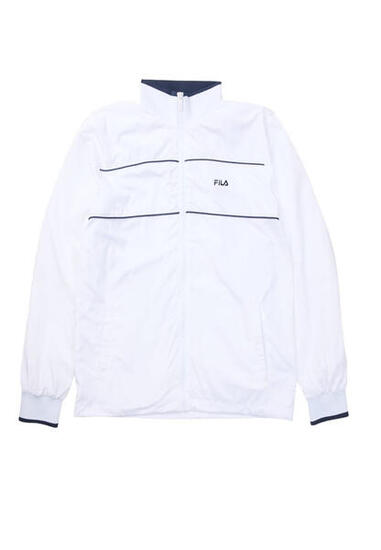 Giacca Uomo Fila Casale Lightweight Sportiva Casual Regular Fit Bright White L