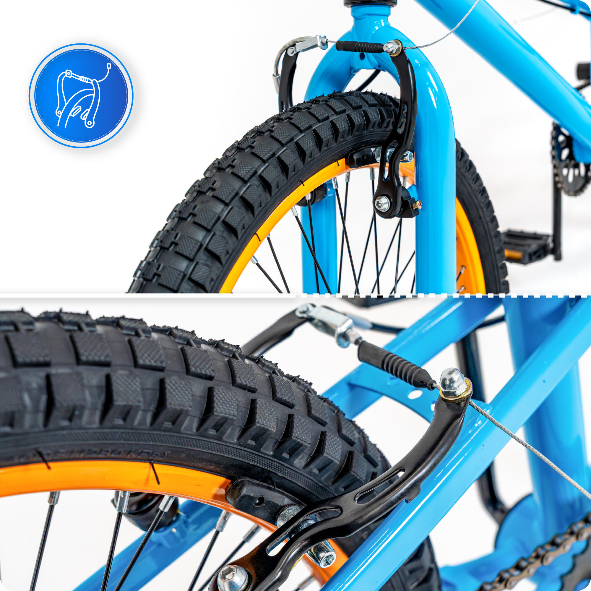 VOLTOURI BK17 20” freestyle BMX-fiets met 360° rotor en pegs 6/7
