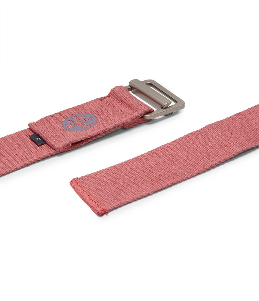 Manduka aligN katoenen yogaband 243 cm - Rosewood Elderberry 2/3