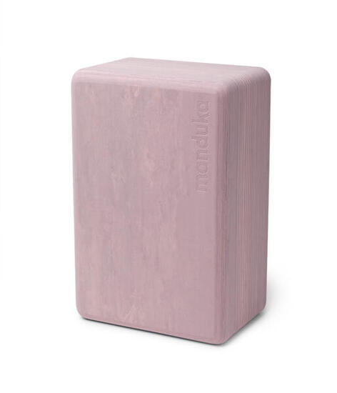 Cube de yoga en mousse recyclée Manduka - Marbre Fleur de cerisier