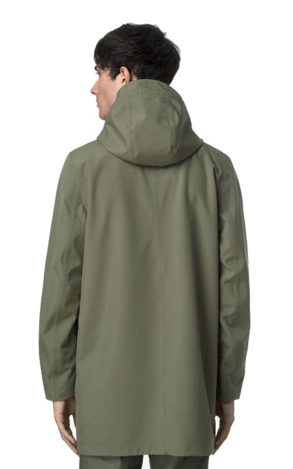 K-WAY K-WAY Herren Regenjacke TOMMY BONDED LICHEN 3/4