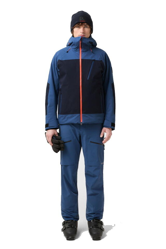 Veste de ski Homme BOGNER FIRE + ICE Tajo bleu-gris 6/7