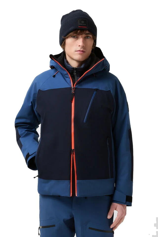 Veste de ski Homme BOGNER FIRE + ICE Tajo bleu-gris 7/7