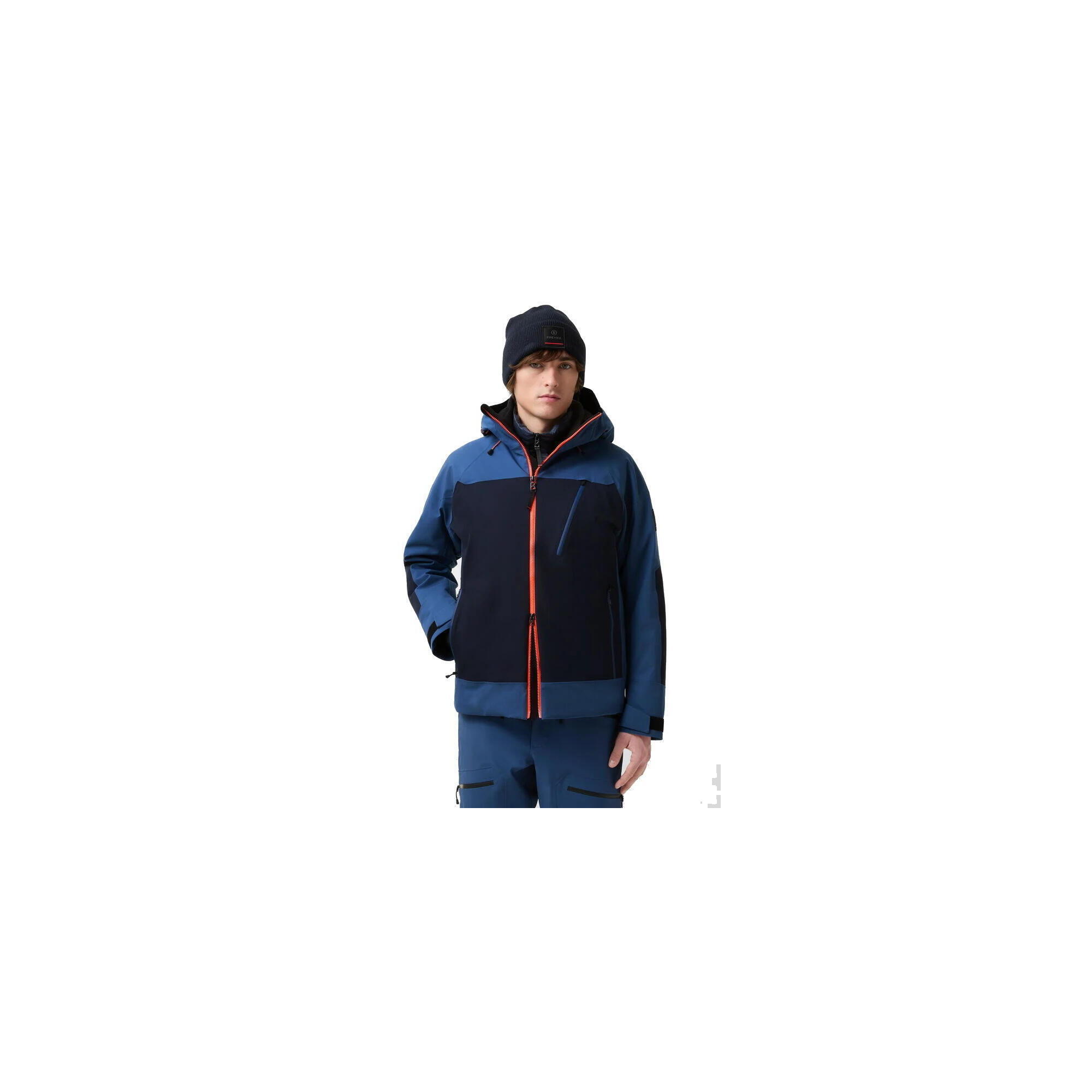 Jachetă de schi BOGNER FIRE + ICE Tajo gri-albastru pentru bărbați