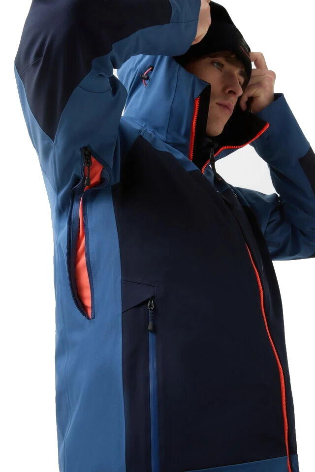 Veste de ski Homme BOGNER FIRE + ICE Tajo bleu-gris 5/7