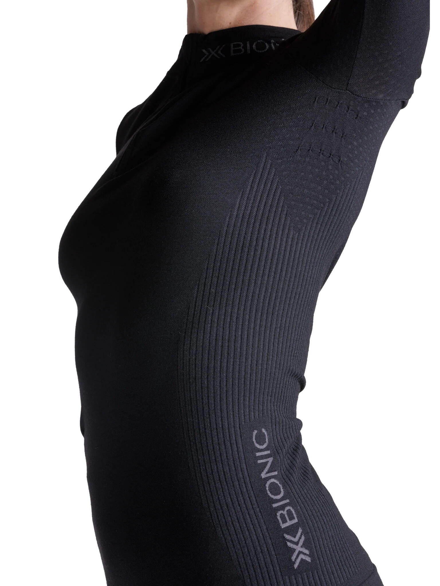 X-BIONIC X-Bionic Damen MIGHTYWOOL SHIRT BLACK 3/4