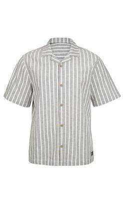 Sanni heren shirt mode button up short-sleeve regular fit snow