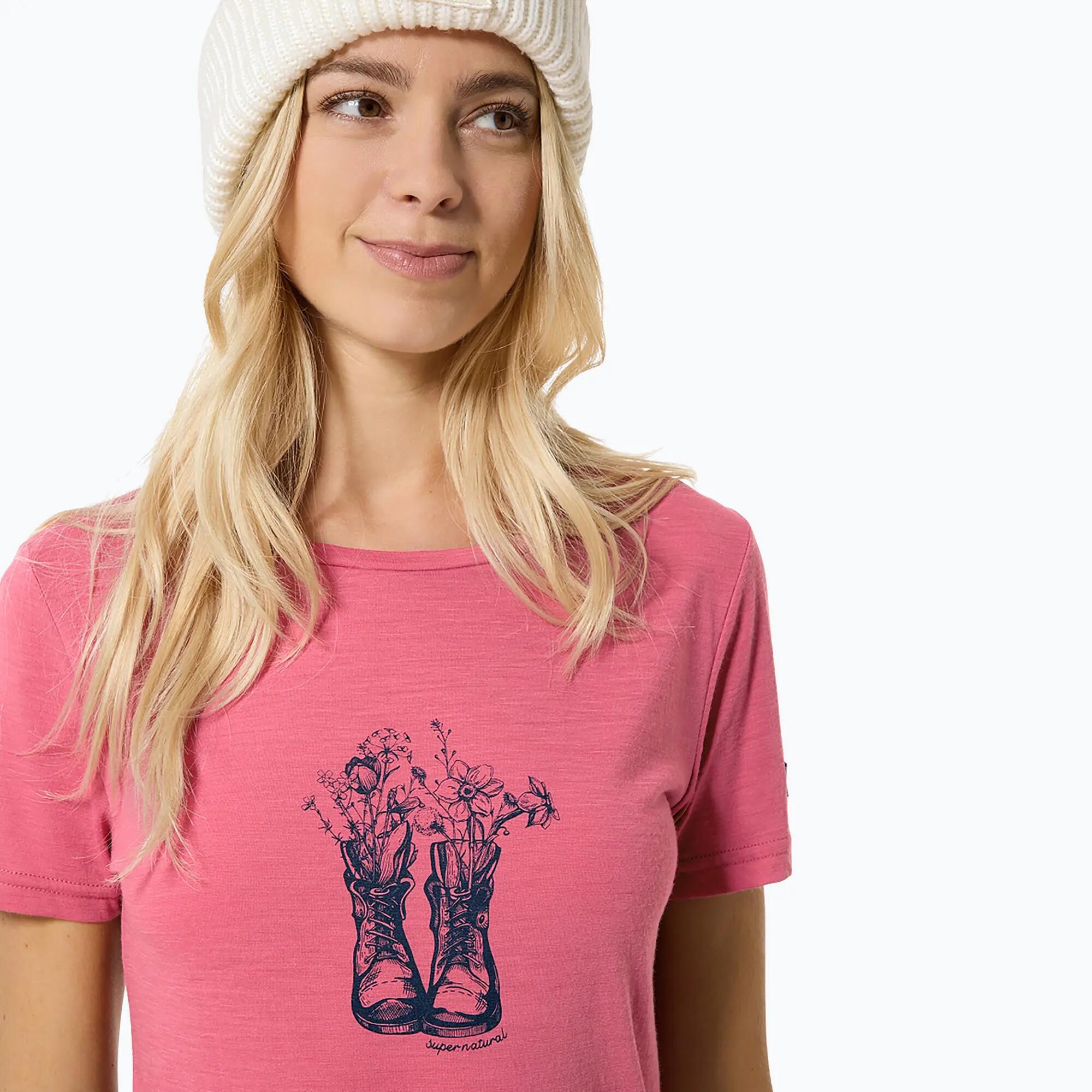 Koszulka damska super.natural Flower Boots Tee 3/7
