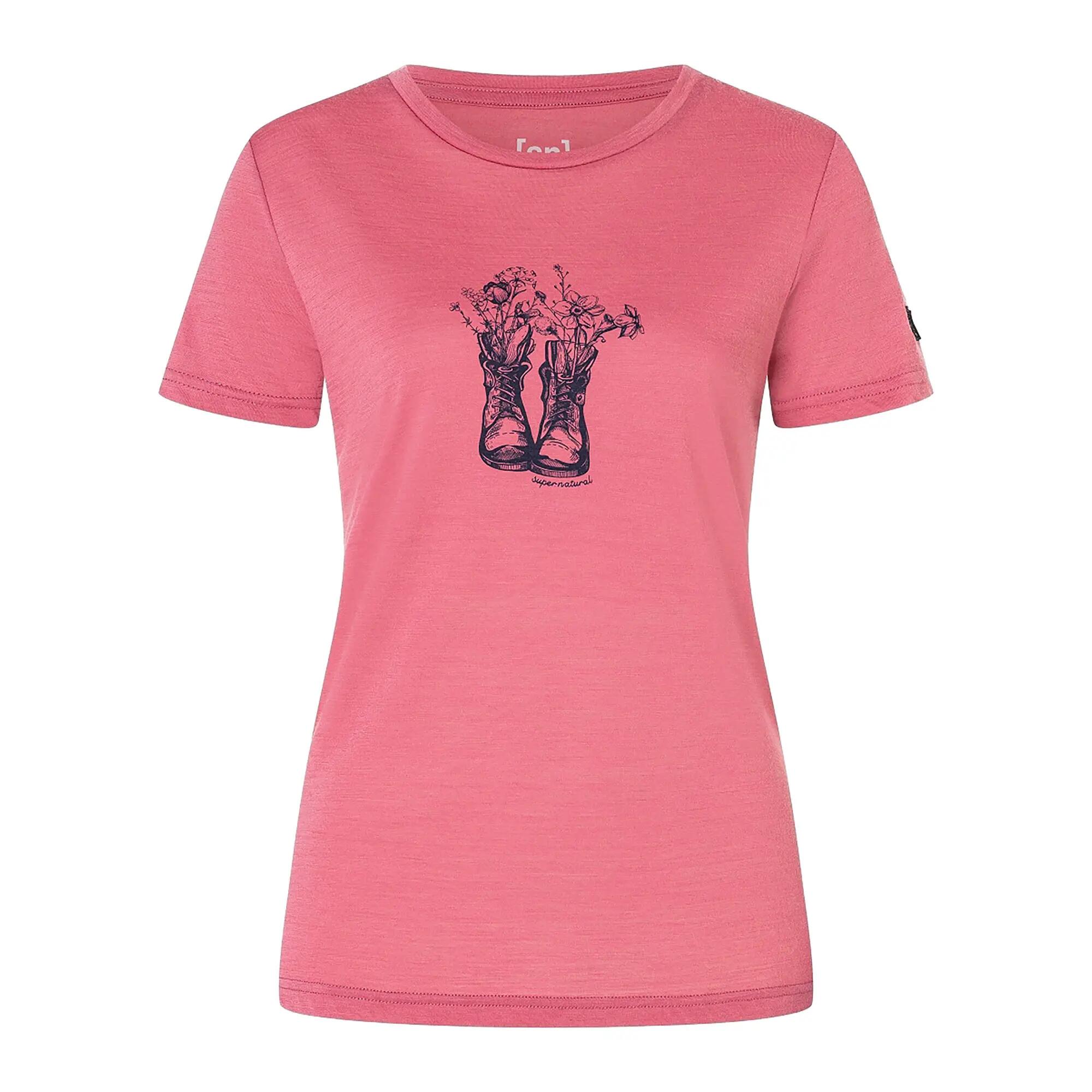 Koszulka damska super.natural Flower Boots Tee 7/7