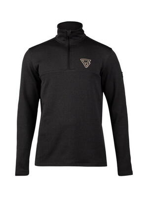 Daronst heren fleece outdoor fleece lichtgewicht ademend fleece black