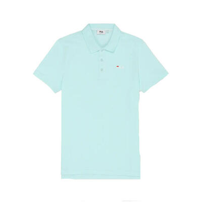 FILA Sunchon Polo Uomo Cotone Slim Casual Elegante Soothing Sea XL