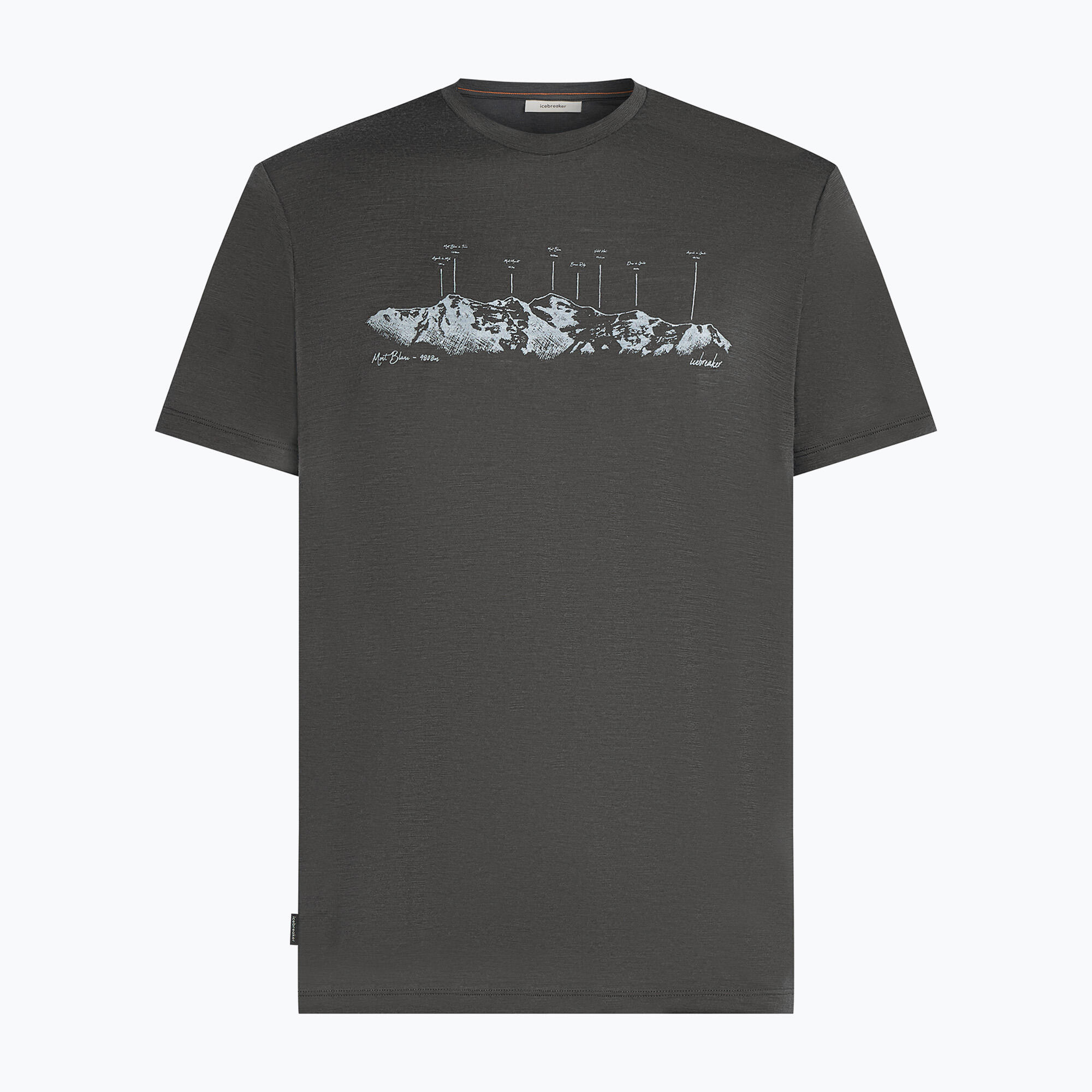 Koszulka męska icebreaker Merino 150 Tech Lite The Peaks 7/7