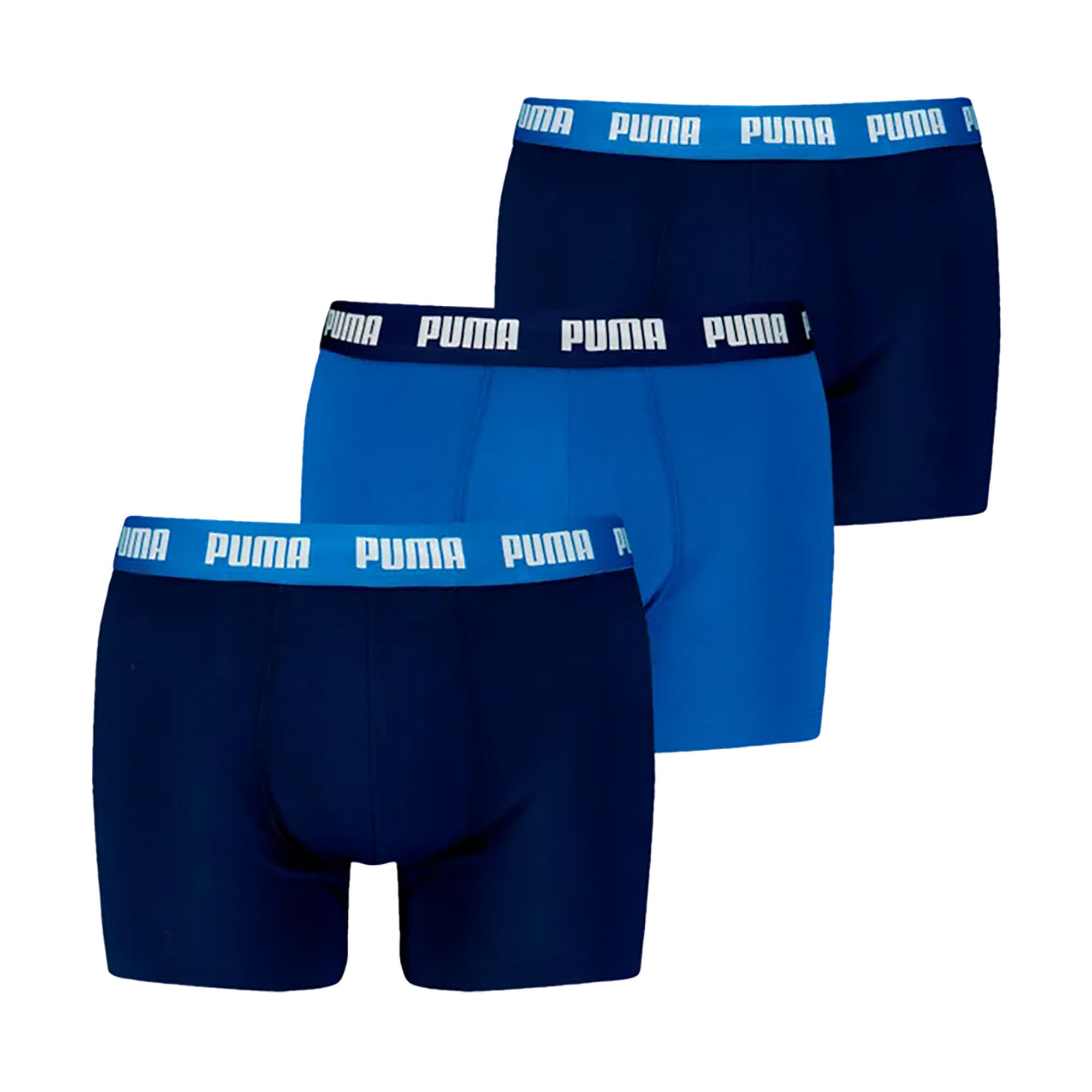 PUMA Puma Herren Boxershorts 3er Pack True Blue Combo 3/3