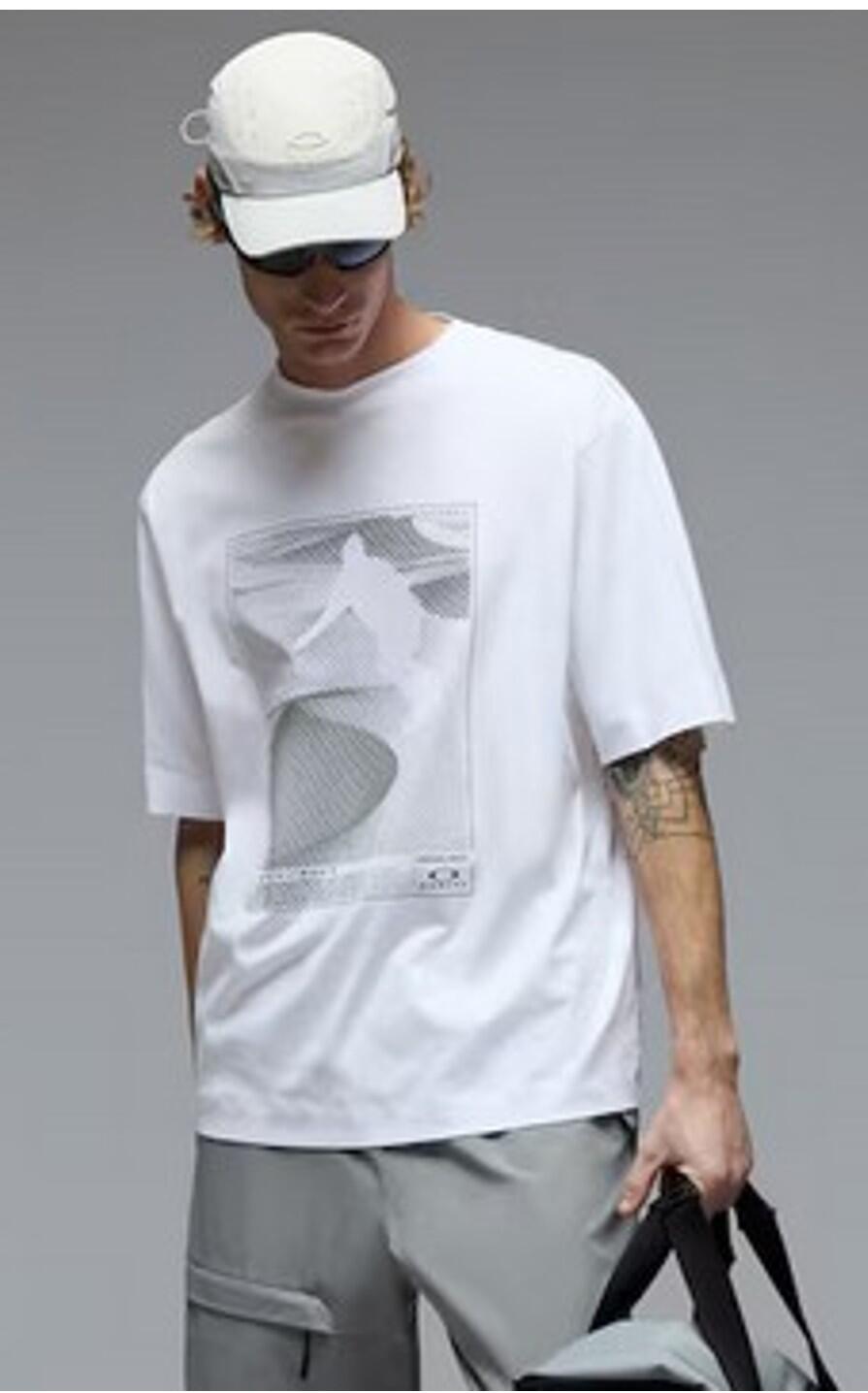 OAKLEY Oakley Herren T-Shirt Sandboard Pitch Weiß 3/3