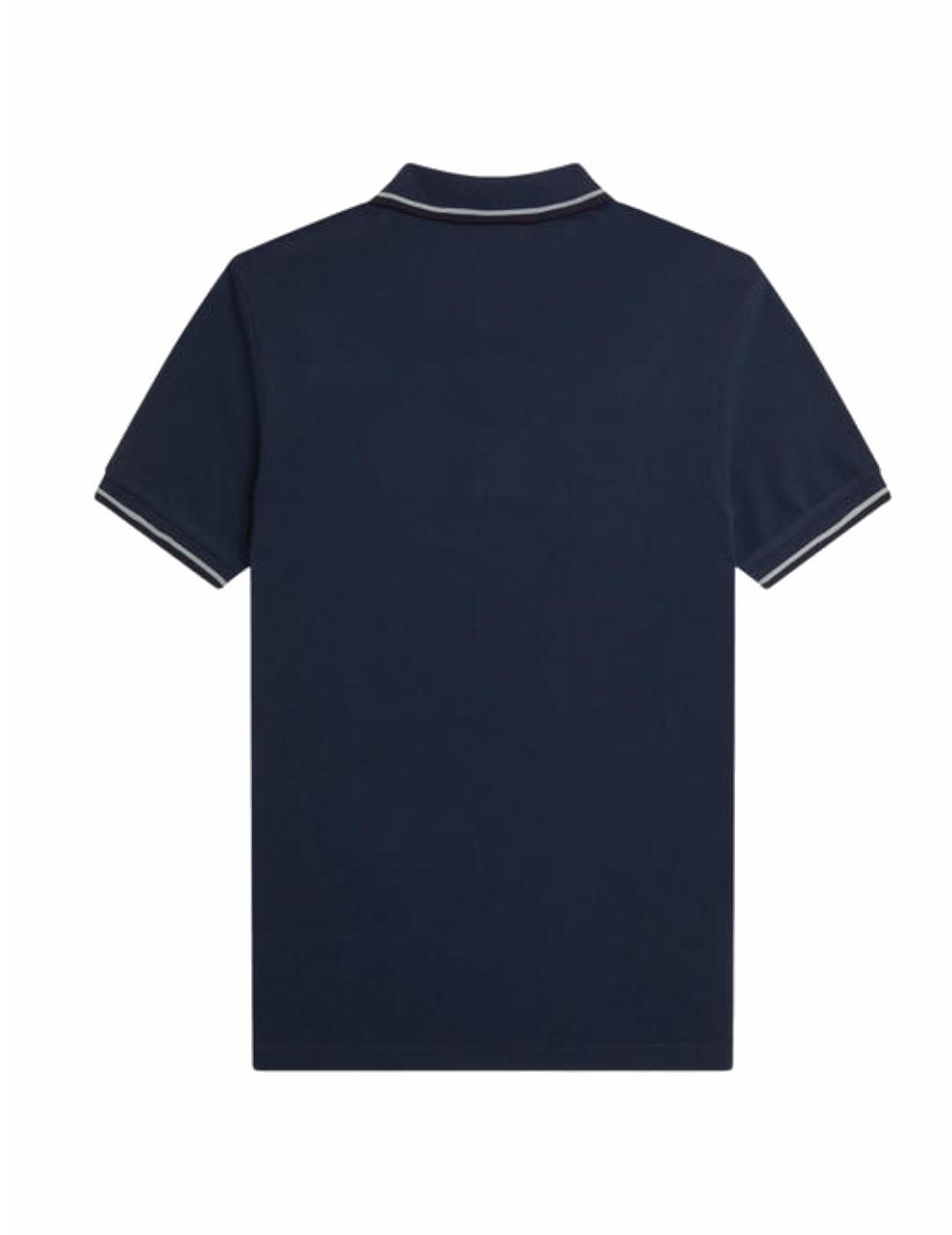 Camiseta para Hombre Fred perry  Marino 2/2