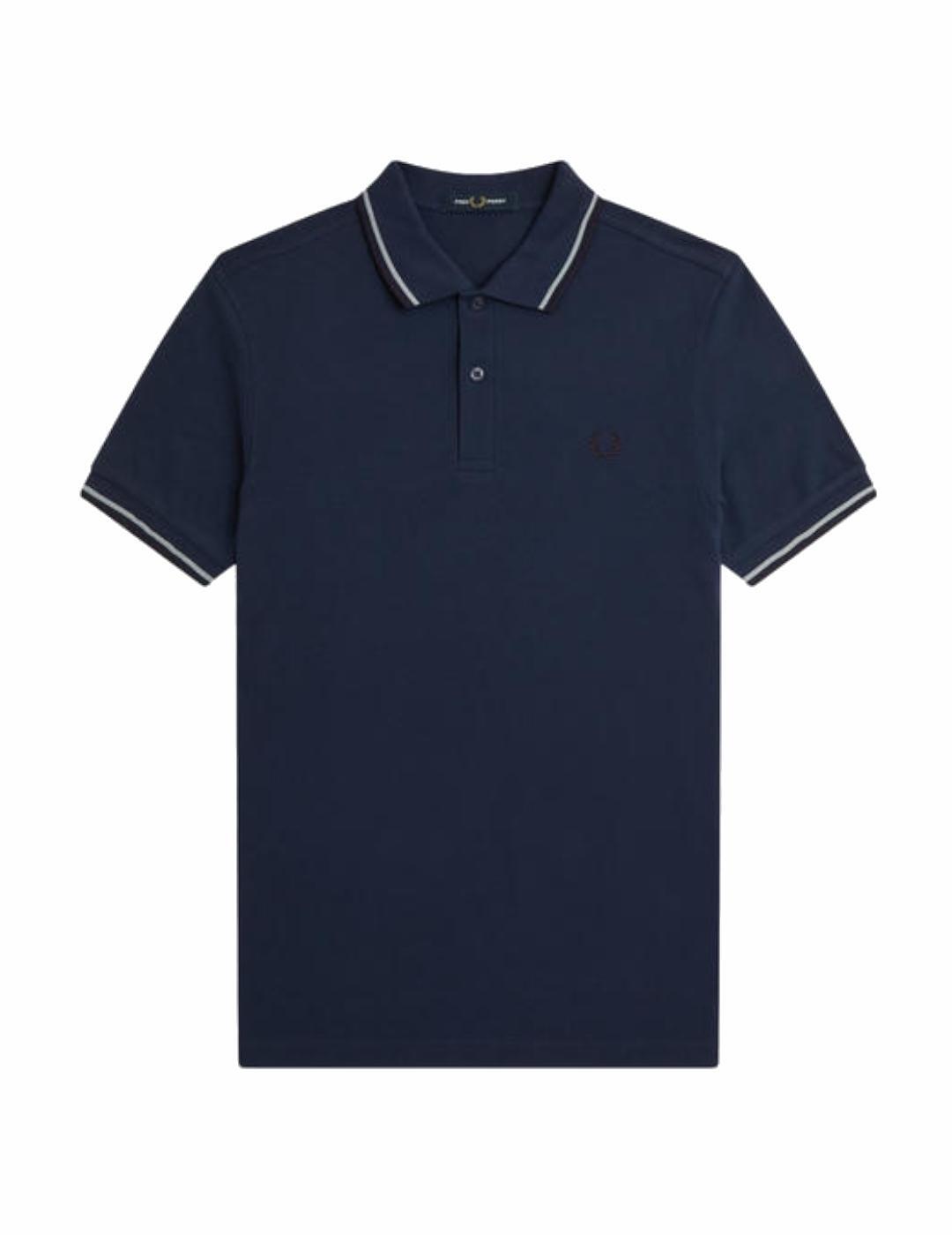 Camiseta para Hombre Fred perry  Marino 1/2