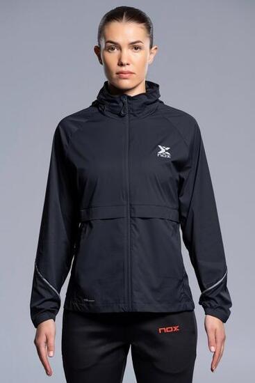 Giacca Antivento Leggera Donna Nera