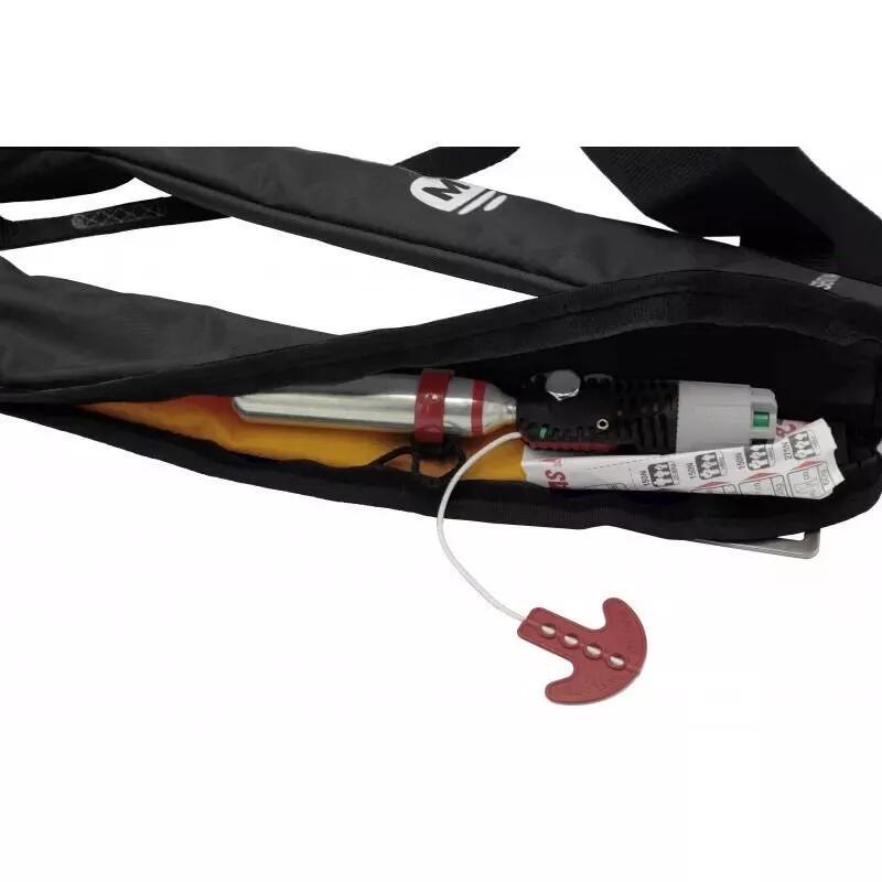 Set van 2 automatische reddingsvesten 170N met harnas ESSENTIAL Zwart 6/6