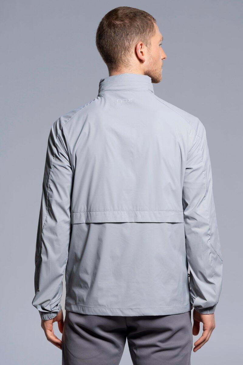 Giacca Antivento Leggera da Uomo Grigio Chiaro 2/5