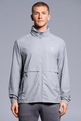 Giacca Antivento Leggera da Uomo Grigio Chiaro