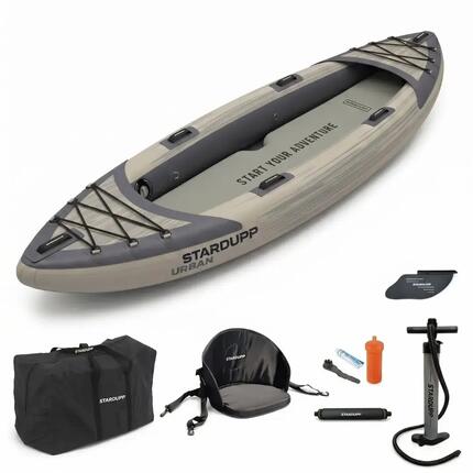 Kayak gonflable 1 personne – fond dropstitch 10cm, 92cm de large