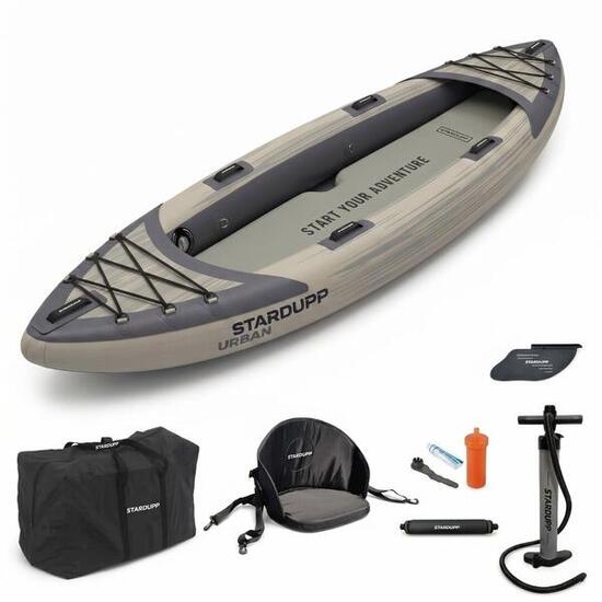 Kayak gonflable 1 personne – fond dropstitch 10cm, 92cm de large