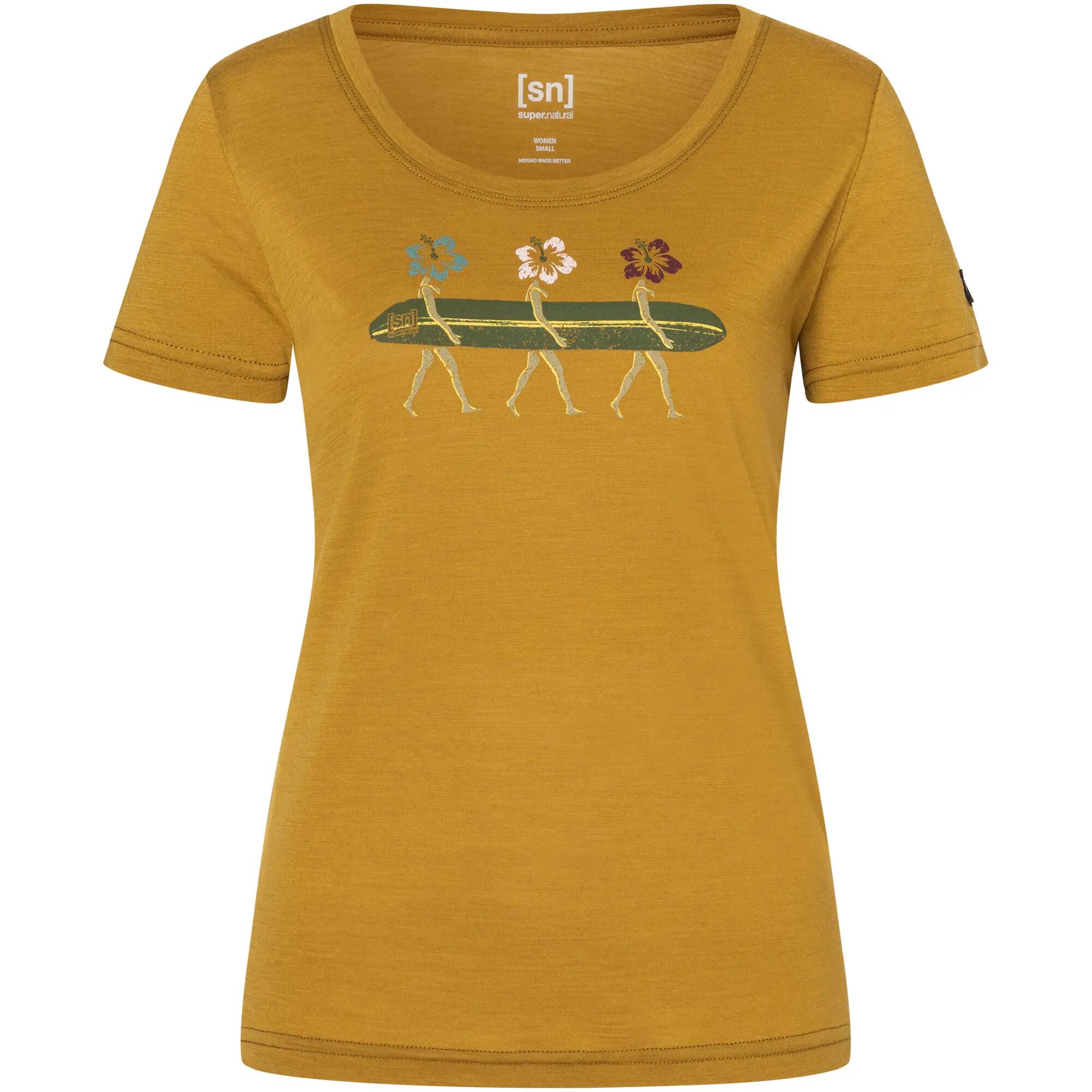 Koszulka damska SUPER.NATURAL W Surfing Flowers Tee 4/5