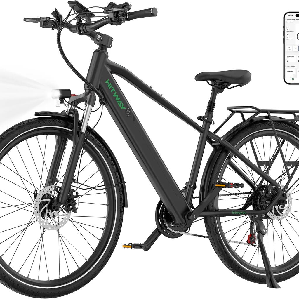 Electric hybrid bike 27.5" 21-speed removable battery 80km BK7SPRO