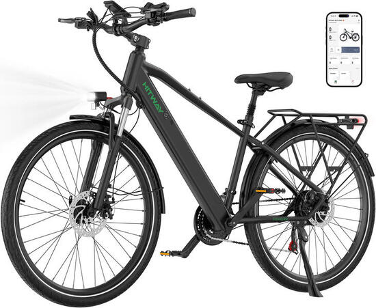 VTC électrique 27,5" 21 vitesses batterie 12,8Ah amovible 80km BK7SPRO