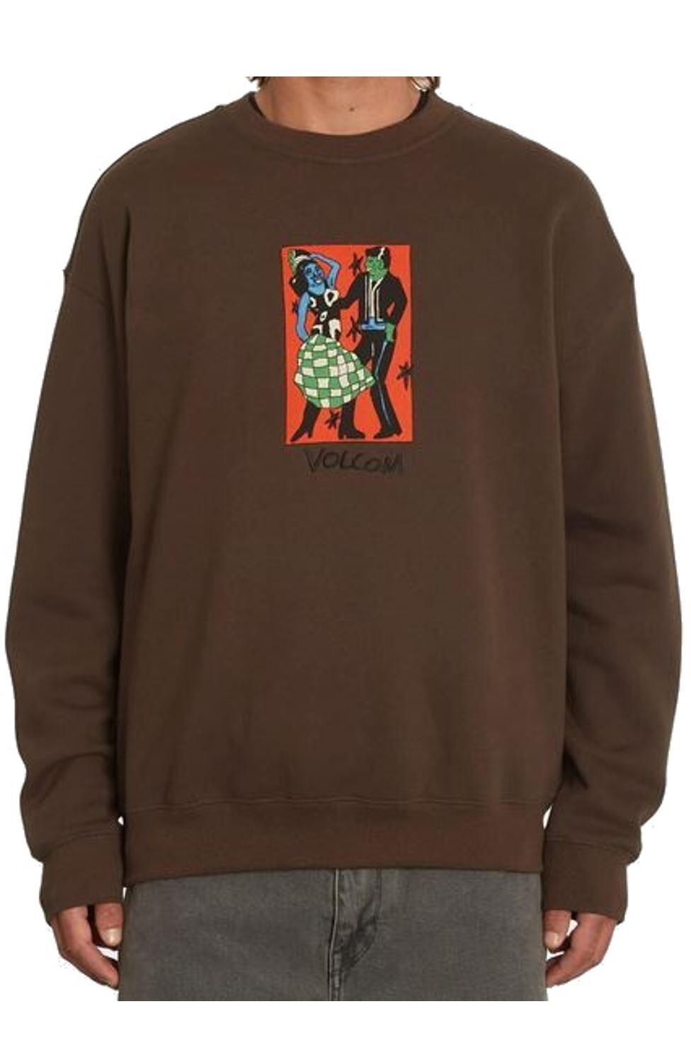 VOLCOM Volcom Herren FA BOB Mollema Crew Dark Brown 1/2