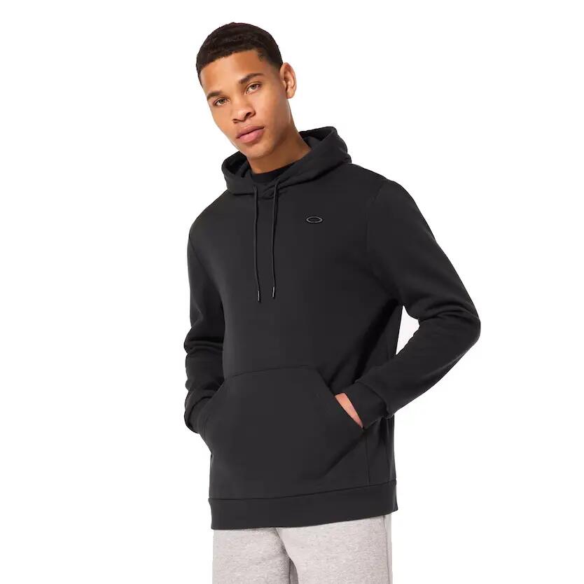 Sudadera Negra Oakley con Capucha Relax Pullover Hoodie 2.0 Blackout de Corte R 6/6