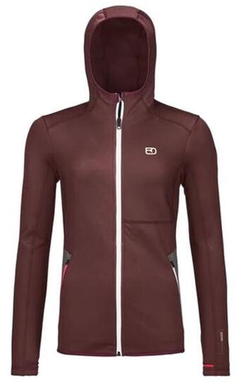ORTOVOX Ortovox Damen Fleece Hoody winetasting