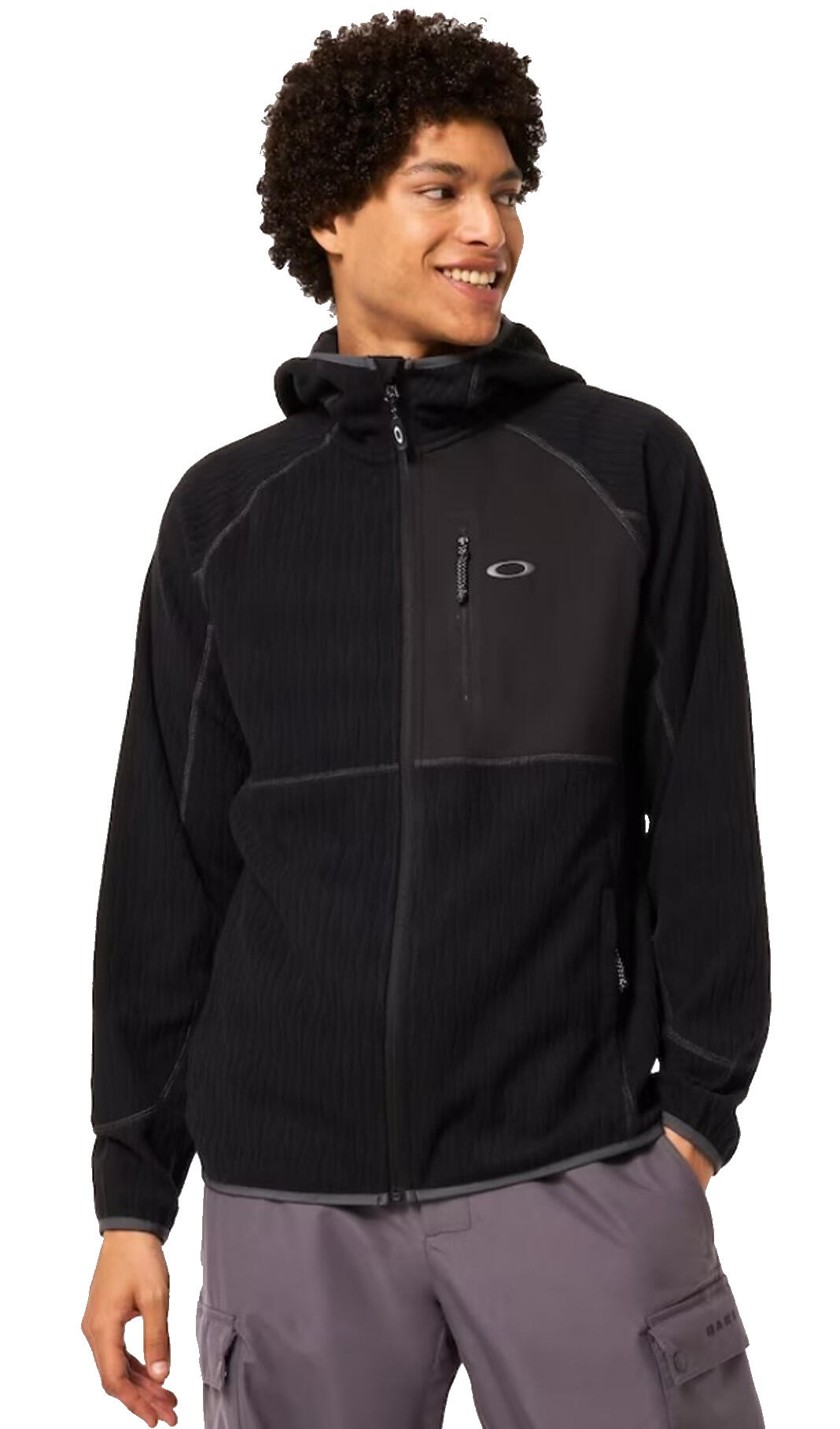 OAKLEY Oakley Herren Fleecejacke Vista Full Zip Rc, schwarz 3/3