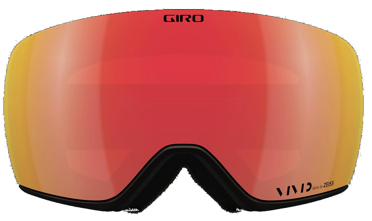 GIRO Giro Schneebrille ARTILA stacked black vivid ember 2/3