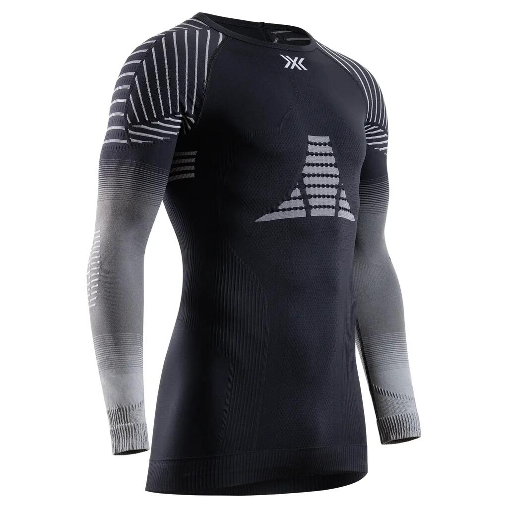 Ski Base Layer Shirt X-BIONIC INVENT BLACK/GREY