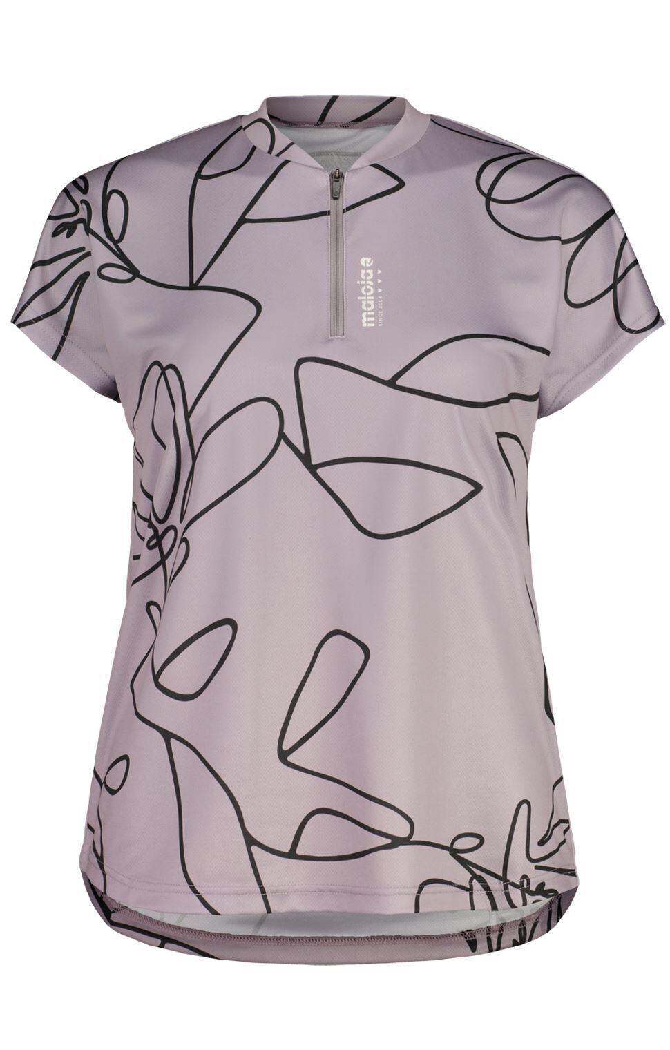 MALOJA Maloja Damen Fahrrad Trikot MandrettM smoky purple 1/2
