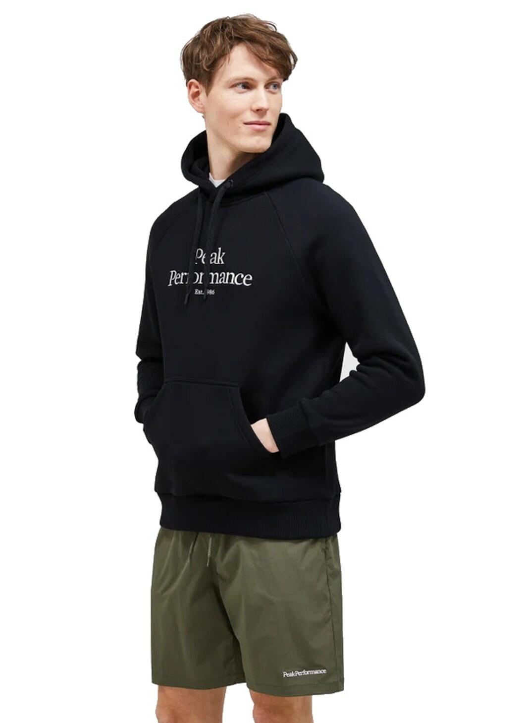 PEAK PERFORMANCE Peak Performance Herren Original Hood-BLACK-OFFWHITE 5/6