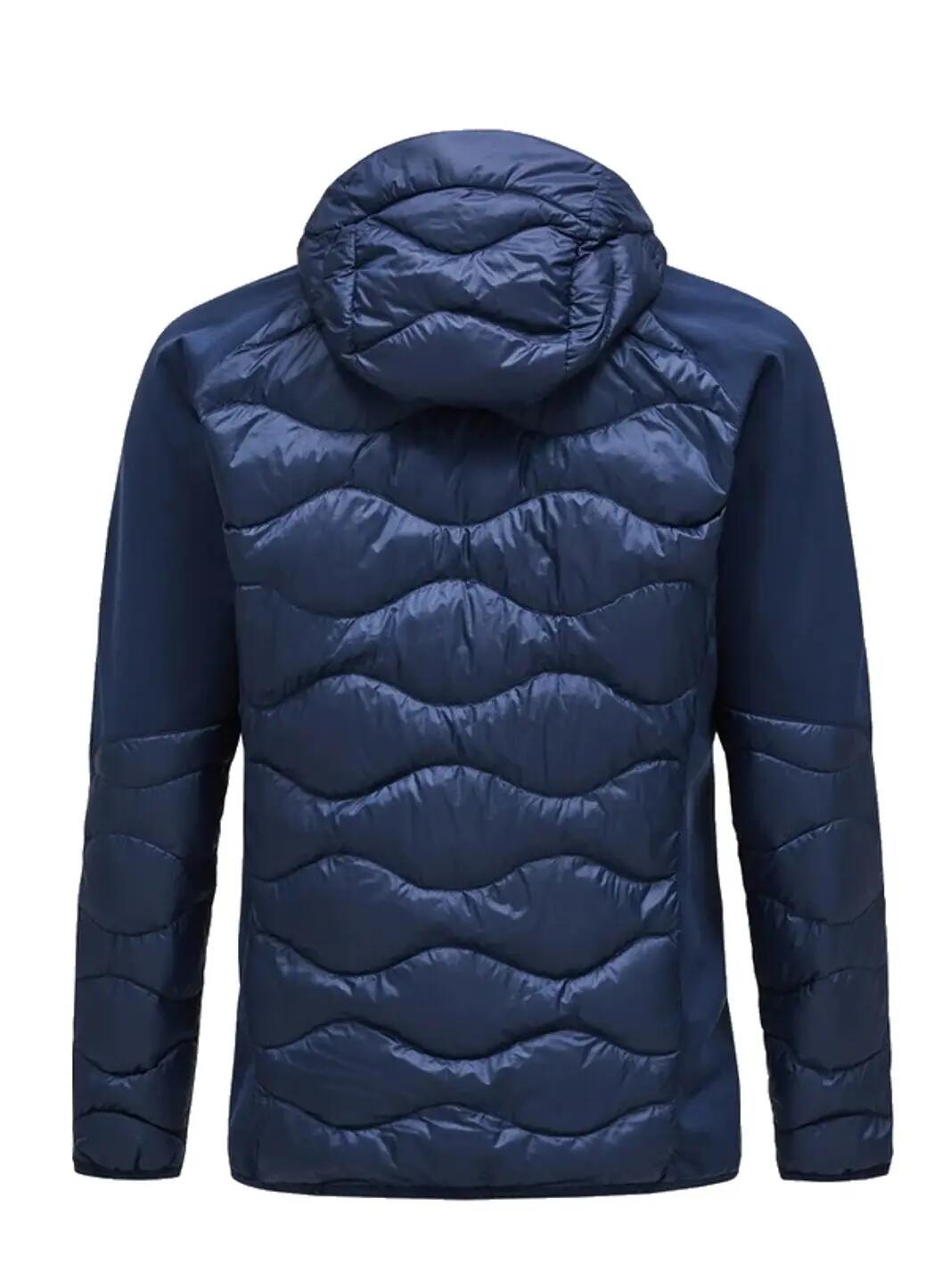 PEAK PERFORMANCE Peak Performance Herren Helium Down Hybrid Hood Blue Shadow 2/7