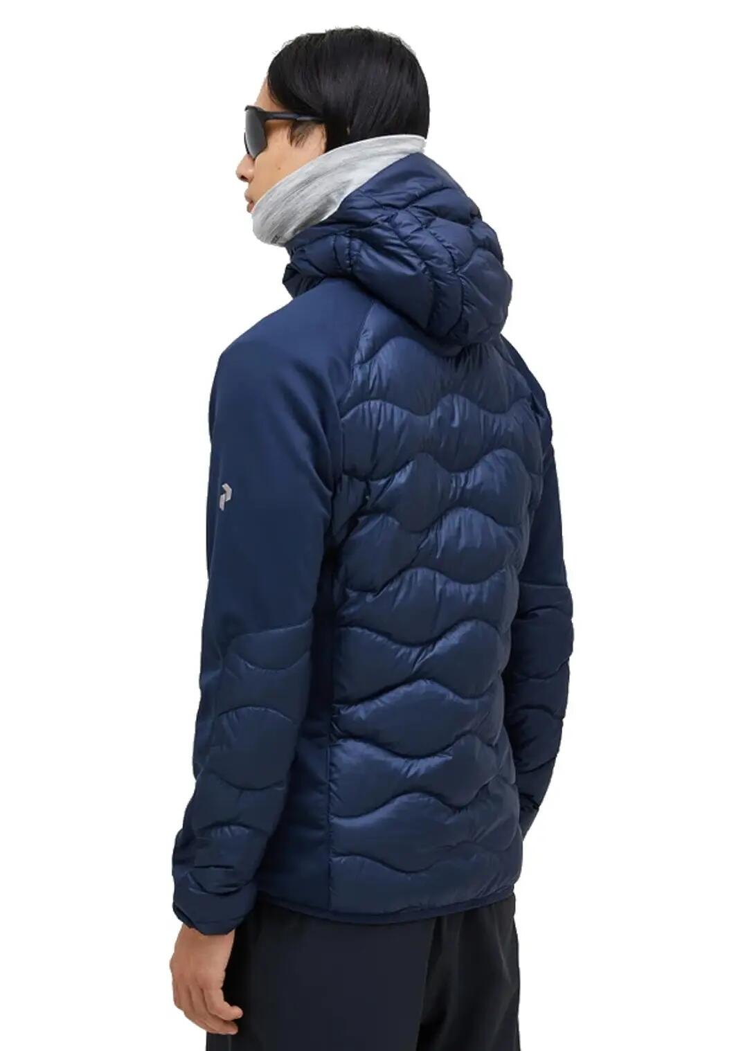 PEAK PERFORMANCE Peak Performance Herren Helium Down Hybrid Hood Blue Shadow 4/7
