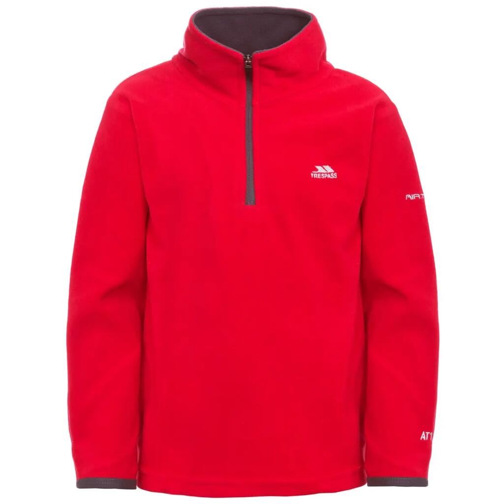 Boys Micro Fleece with 1/2 Zip in Contrast Colour - Etto