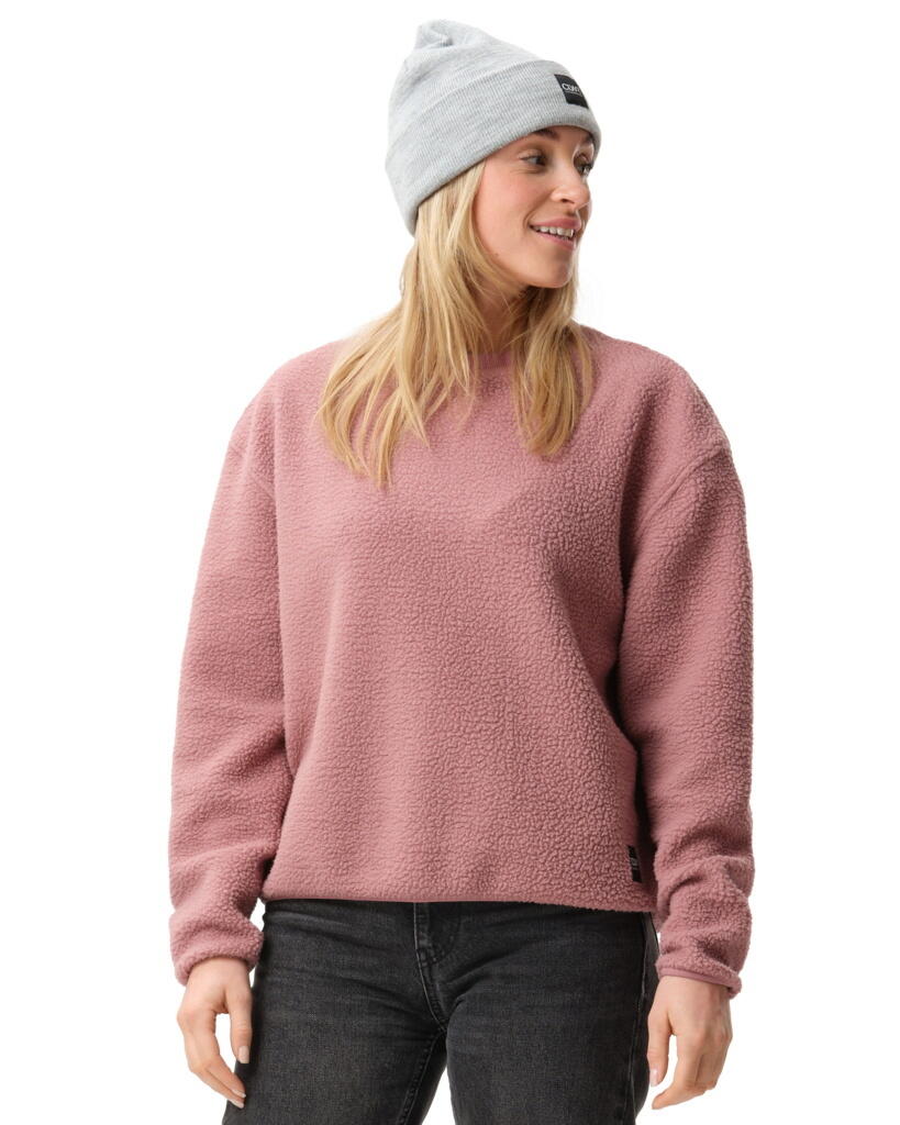 COLOURWEAR Colourwear Damen Sweatshirt Snug Pile Crew Rose 3/5