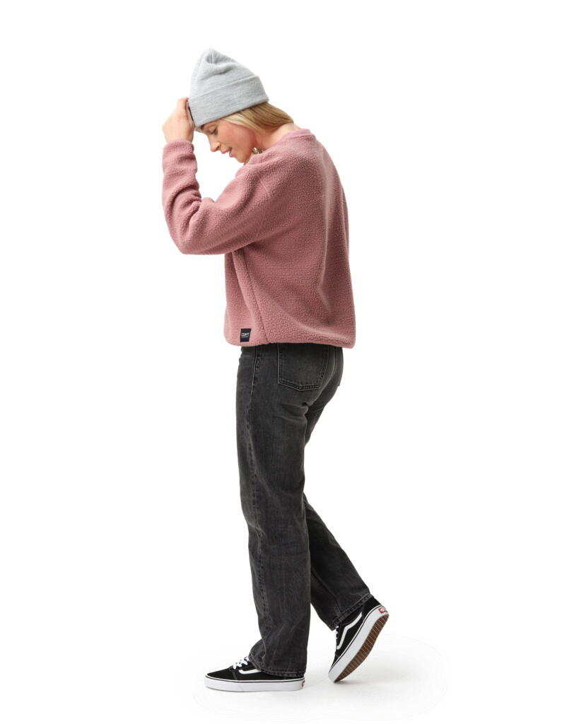 COLOURWEAR Colourwear Damen Sweatshirt Snug Pile Crew Rose 4/5