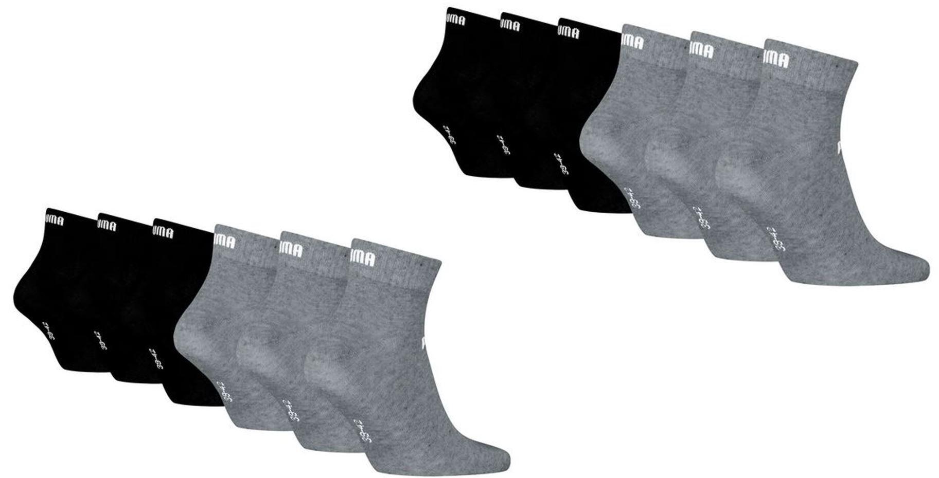PUMA Puma ELEMENTS Quarter Socken 12-Pack Grey/black 2/5