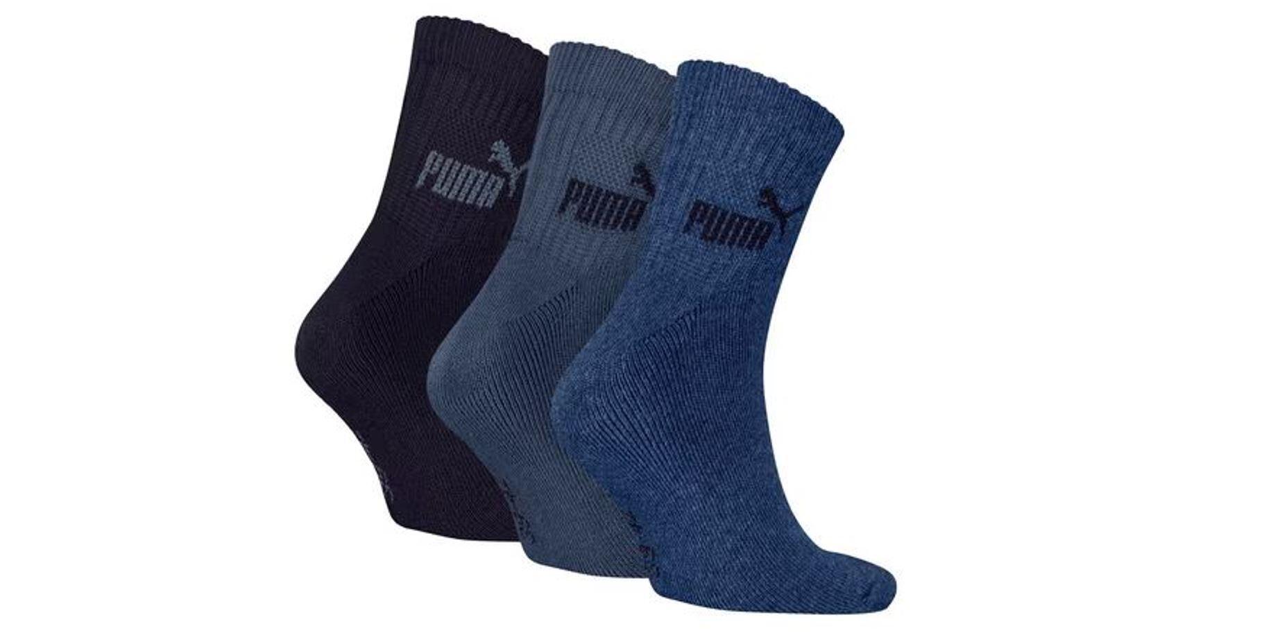 PUMA Puma ELEMENTS Short Crew Sportsocken 3-Pack Denim Blue 2/5