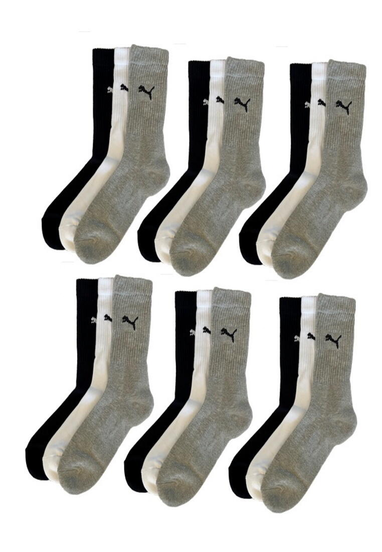 PUMA Puma Sportsocken Regular Crew Socken Sport 18-Pack multi 2/4