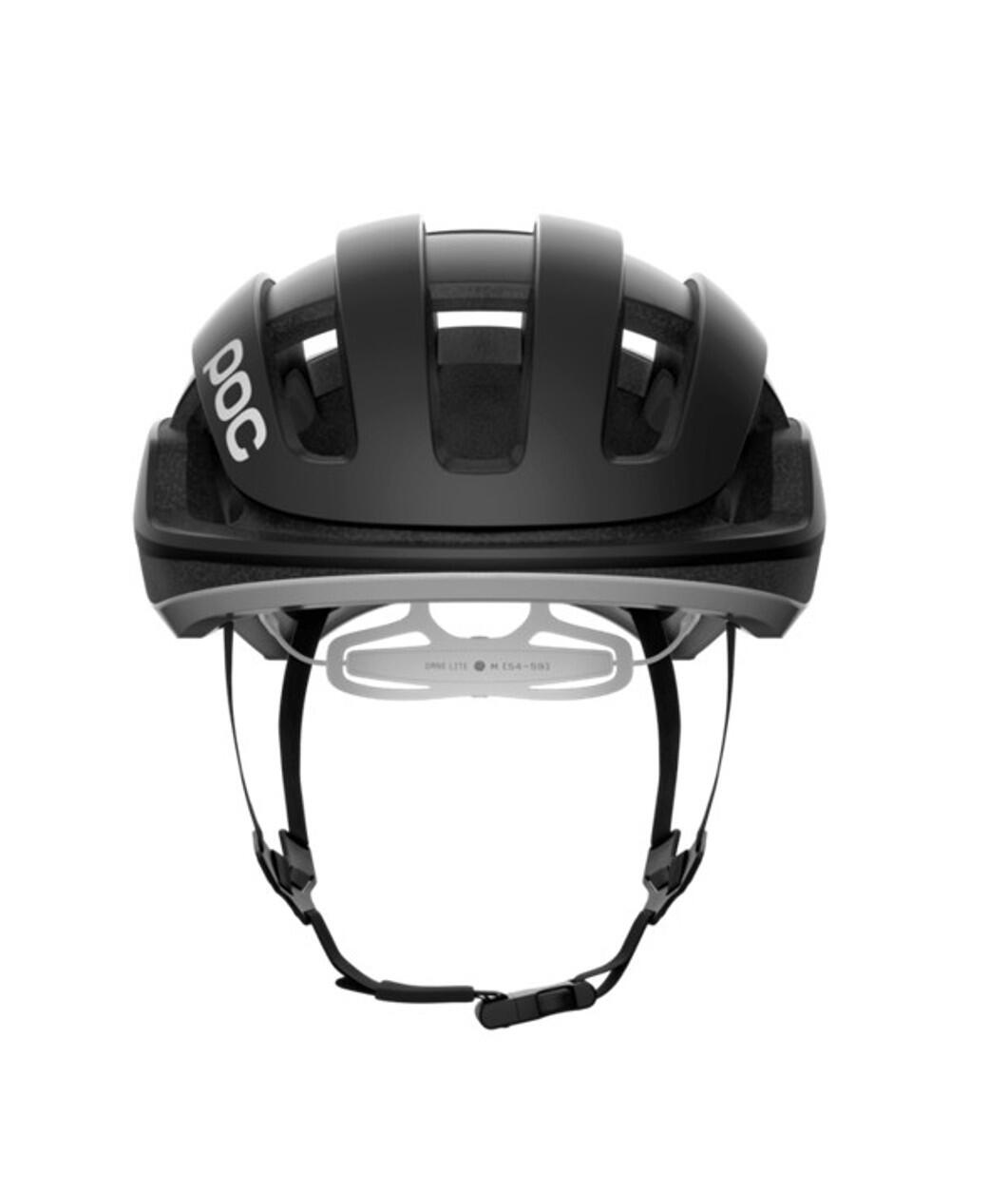 POC POC Fahrradhelm Omne Lite Uranium Black Matt / Hydrogen White 3/3